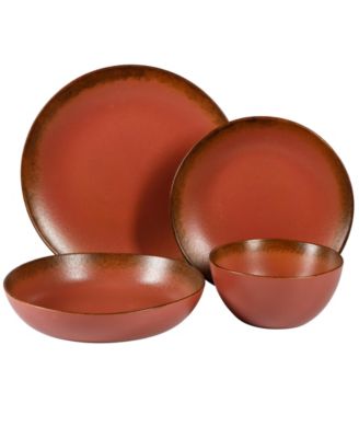 Reactive Glaze 16 Pc. Dinnerware Set, Service for 4