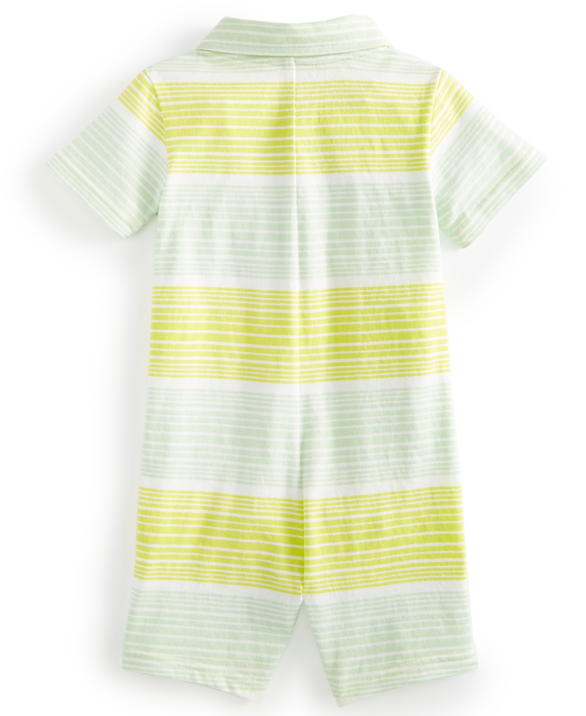 Shop First Impressions Baby Boys Chill Striped Sunsuit, Created For Macy's In Angel White