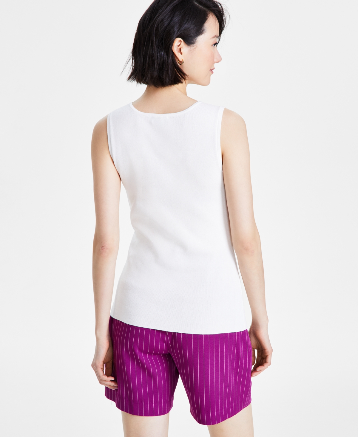 Tahari Asl Women's Scoop-Neck Sleeveless Top