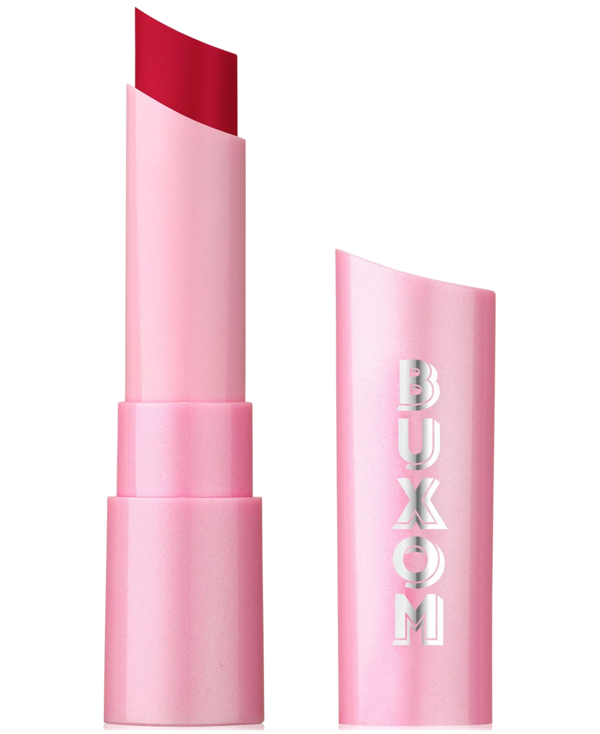 Shop Buxom Cosmetics Full-on Plumping Lip Glow Balm, 0.07 Oz. In Cherry Popsicle (cherry Red)