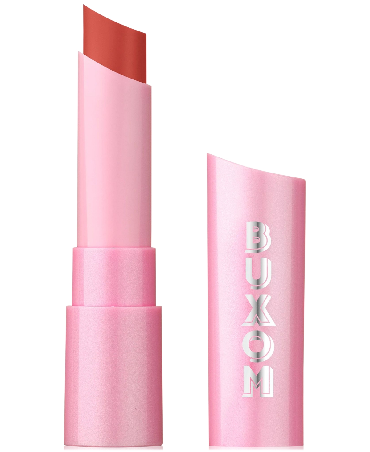 Shop Buxom Cosmetics Full-on Plumping Lip Glow Balm, 0.07 Oz. In Coral Crush (coral Rose)