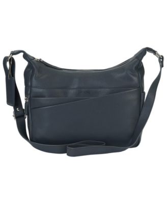 Pebble June Leather Crossbody Handbag