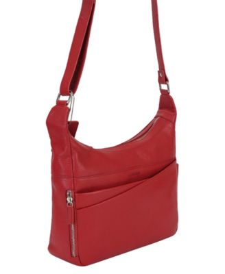 Pebble June Leather Crossbody Handbag