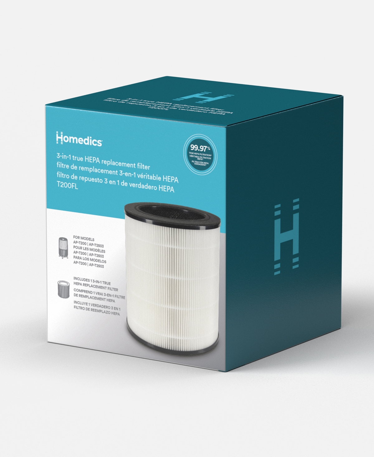 Homedics True Hepa Replacement Filter for Homedics, Ap-T200