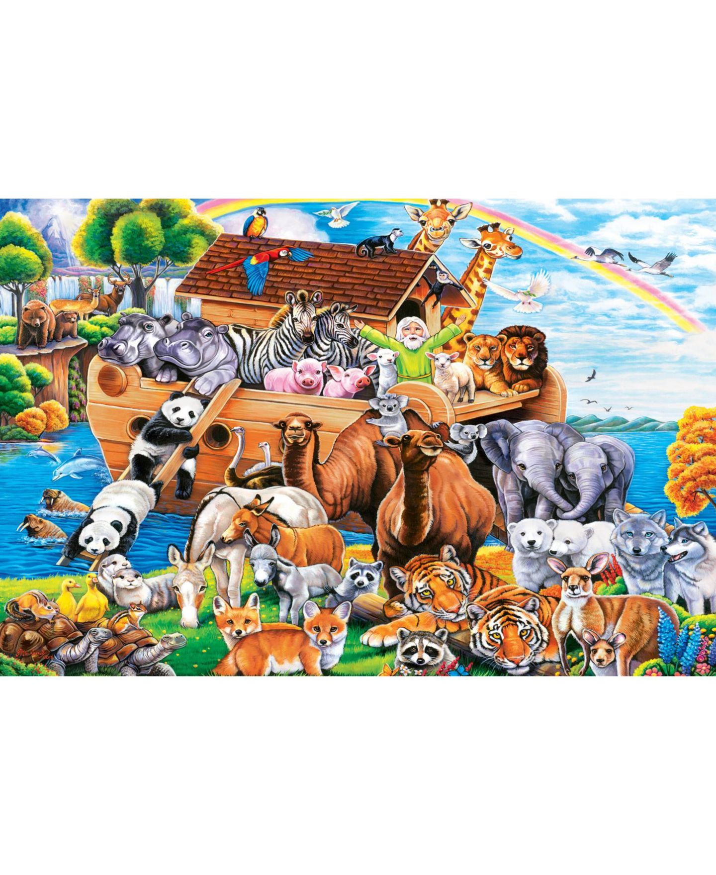 Напольный пазл MasterPieces Puzzles Noah's Ark на 48 деталей, от 3 лет — фото 3