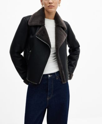 Women's Faux Shearling-Lined Jacket