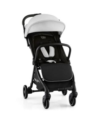 Slickblue Kids One-Hand Folding Portable Lightweight Baby Stroller with Aluminum Frame - Grey 140$
