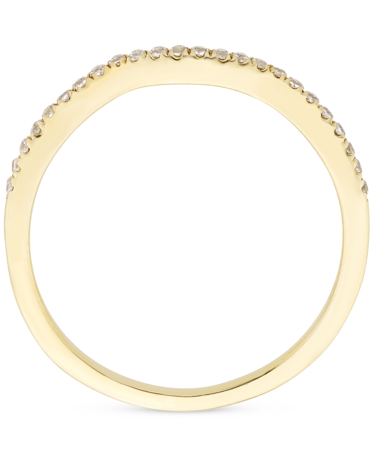 Shop Macy's Diamond Halo Twist Bridal Set (1/2 Ct. T.w.) In 14k Gold In Yellow Gold