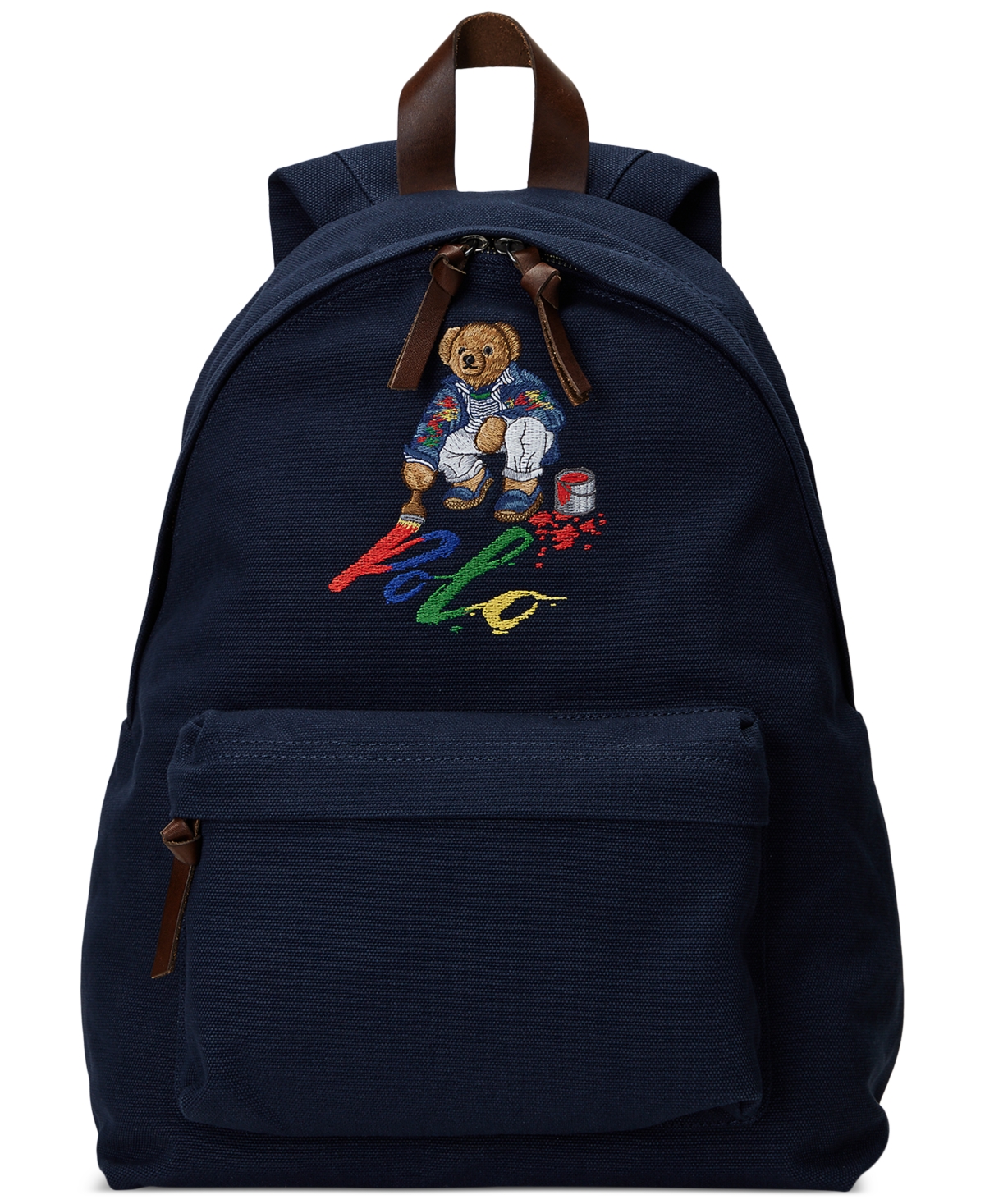 Men's Embroidered Canvas Backpack - Newport Navy