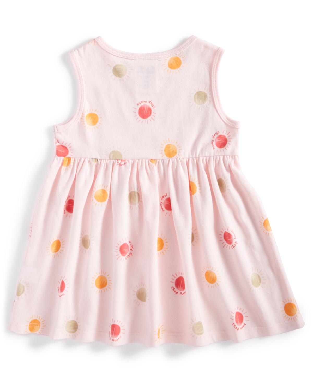 Shop First Impressions Baby Girls Painted Sun Sleeveless Dress, Created For Macy's In Pink Polish