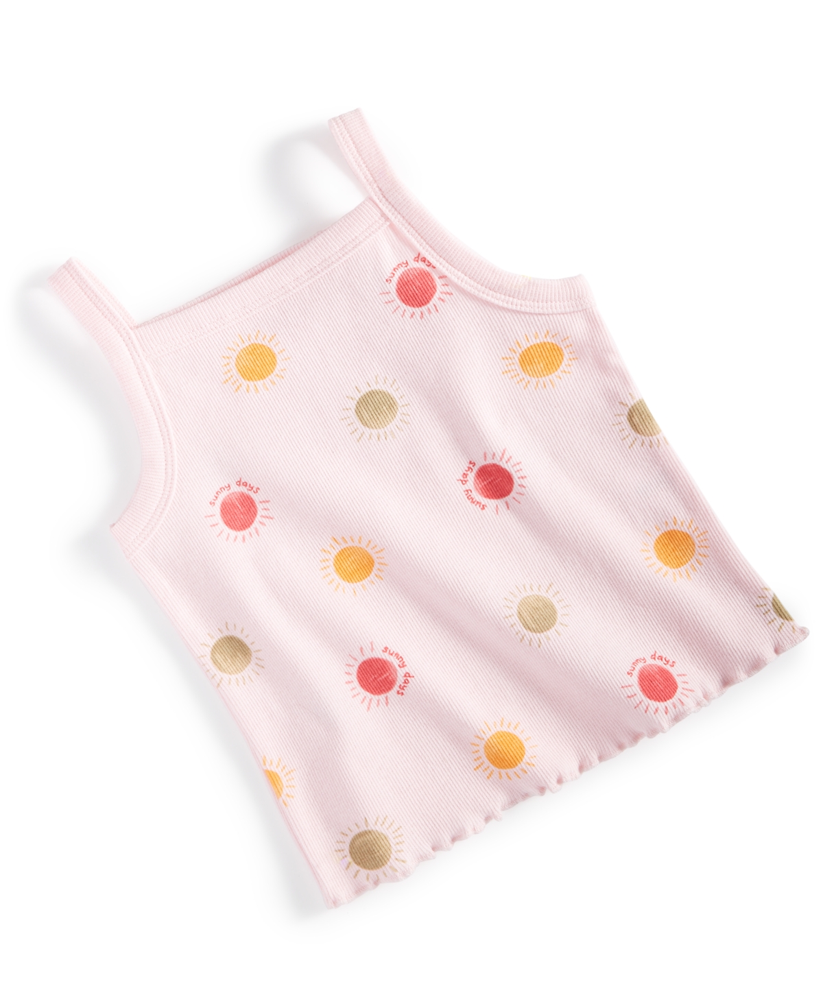 Shop First Impressions Baby Girls Painted Sun Graphic Tank, Created For Macy's In Pink Polish