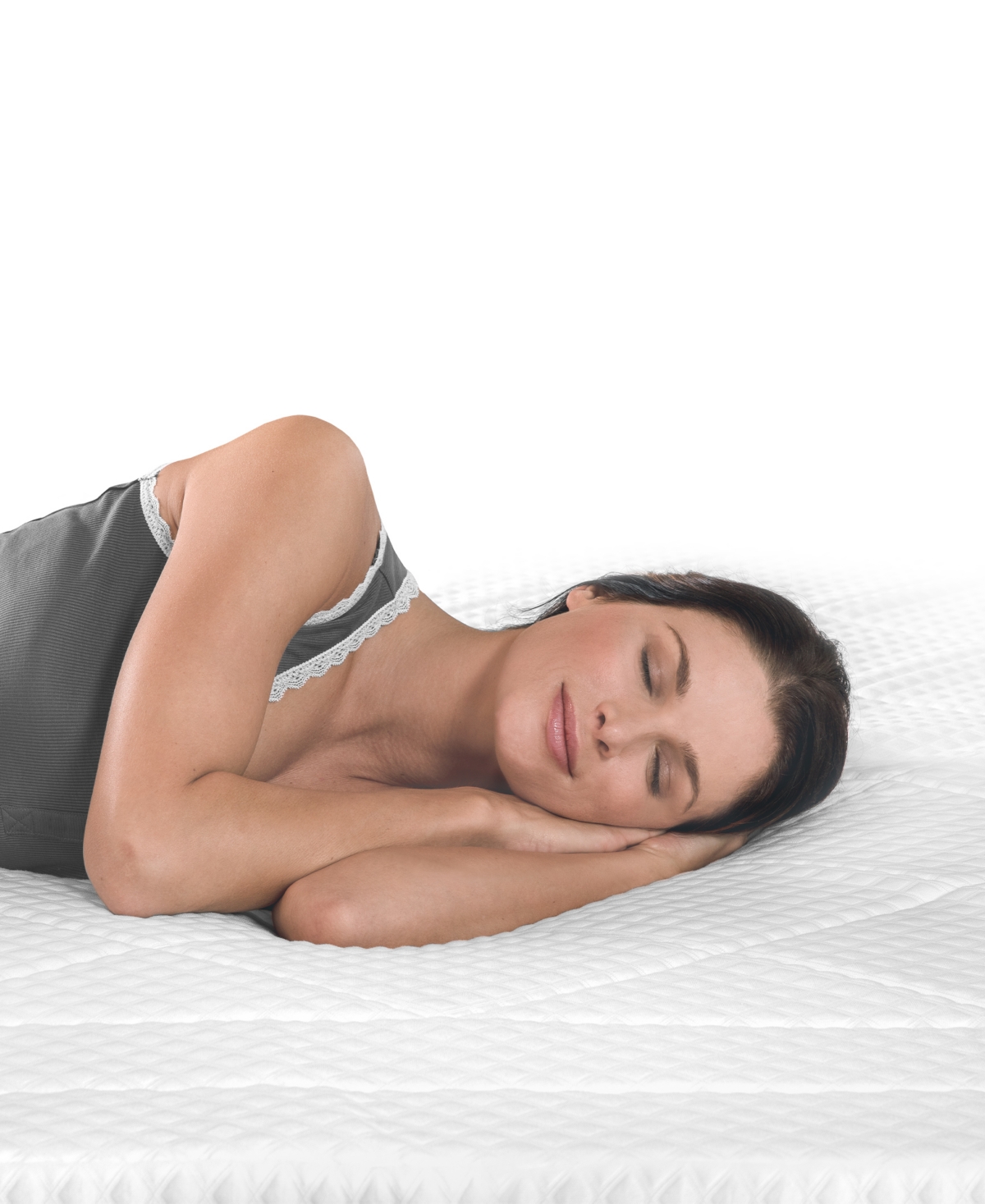 Therapedic Premier 3" Deluxe Quilted Gel Memory Foam Mattress Topper, Queen, Exclusively At Macy's In White
