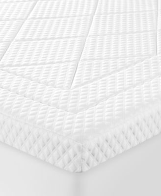 3" Deluxe Quilted Gel Memory Foam Mattress Topper, King, Exclusively at Macy’s
