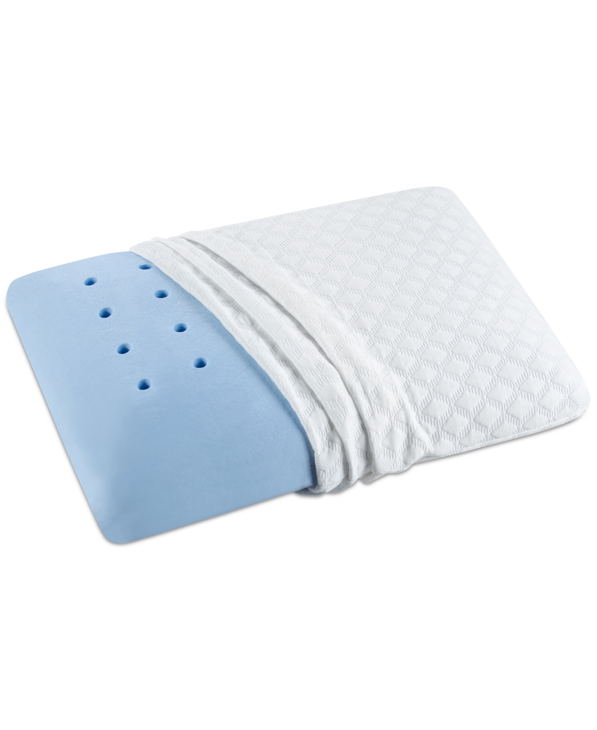 Shop Therapedic Premier Classic Comfort Gel Memory Foam Bed Pillow, King, Created For Macy's In White