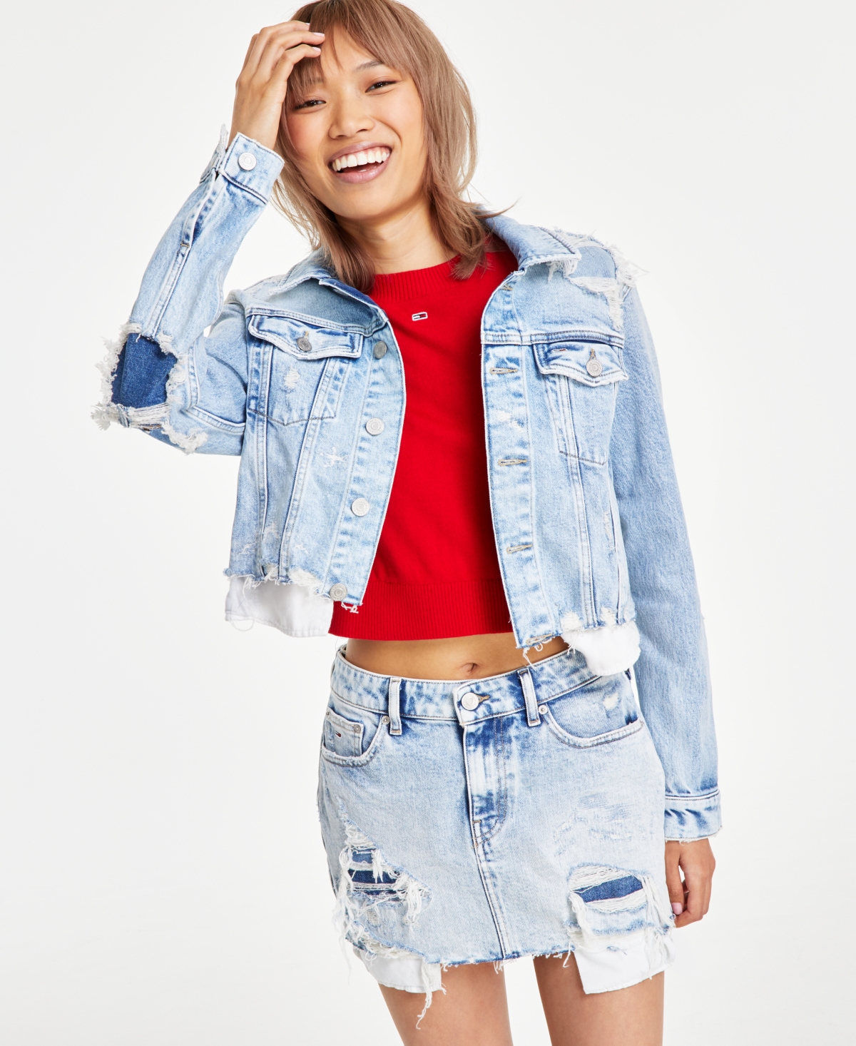 Tommy Jeans Women's Izzie Cut-Off Denim Jacket