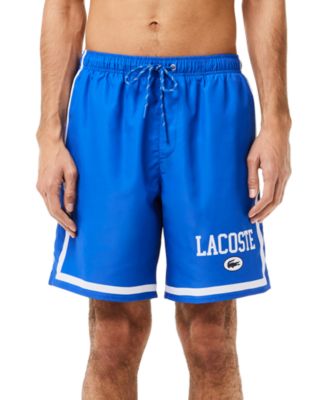 Lacoste - Men's Quick-Dry Logo-Print Swim Trunks