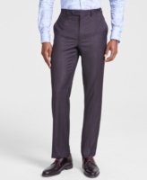 Tallia Men's Classic Fit Suit Separate Pant - Wine