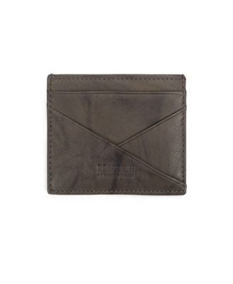 Men's RFID Leather Slimfold Wallet with Removable Magnetic Card Case