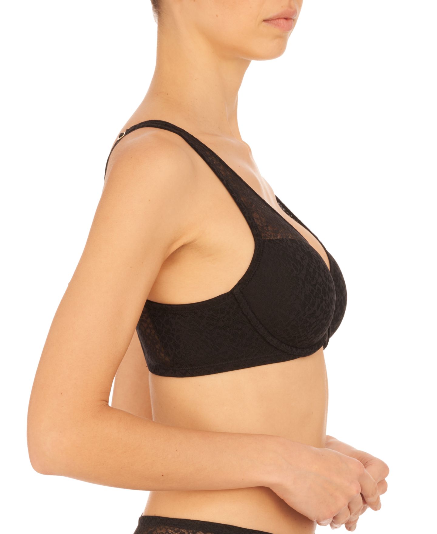 Natori Women's Pretty Smooth Full Fit Smoothing Contour Underwire 731318, цвет: Чёрный — фото 12