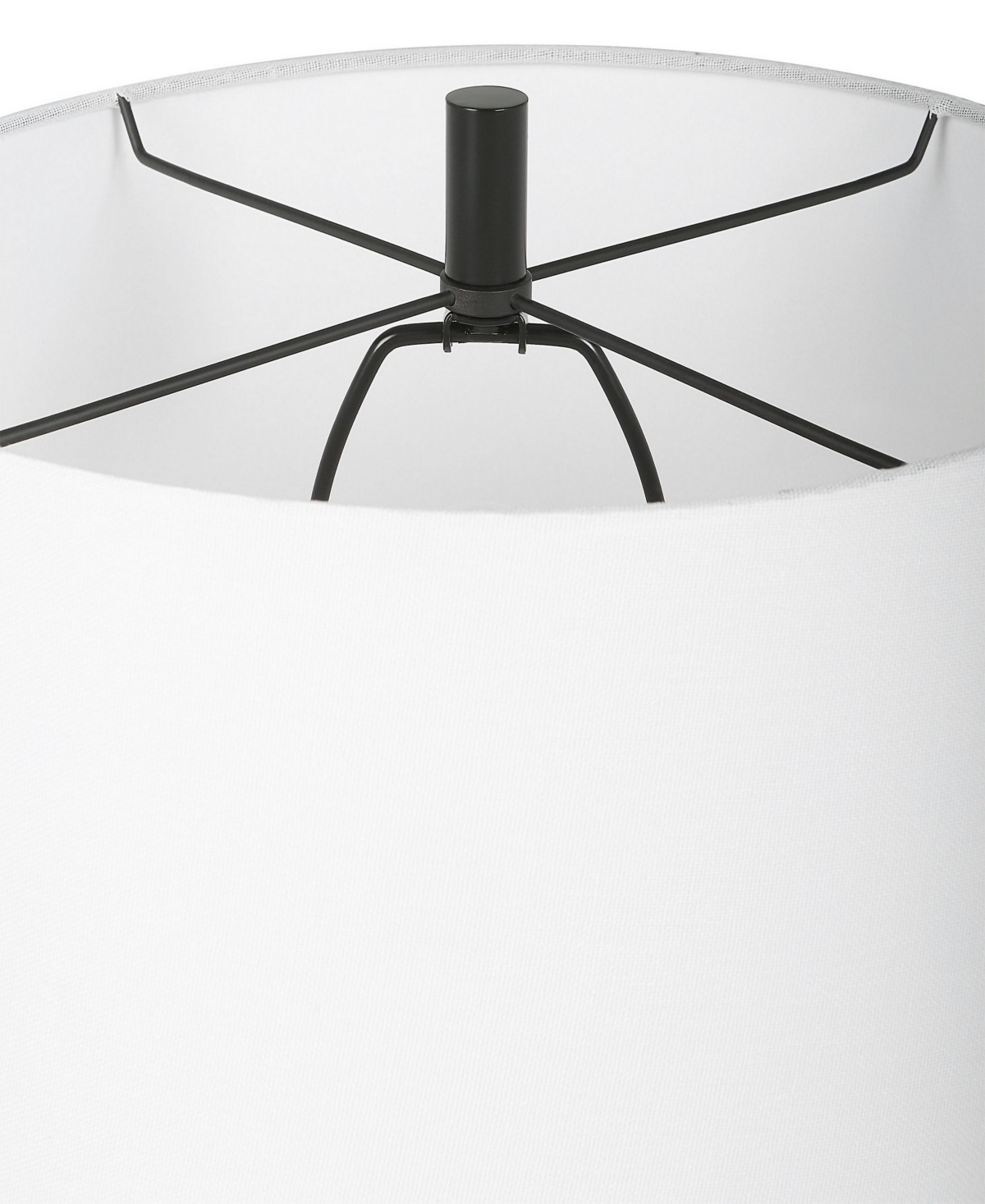 Uttermost 26" Collar Table Lamp In White