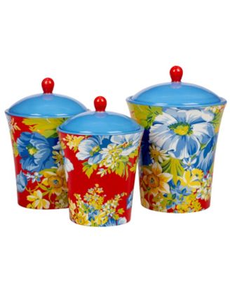 Blossom Set of 3 Canisters
