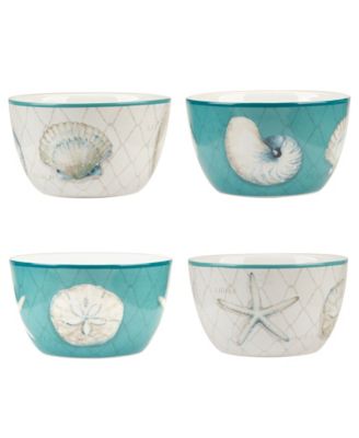 Ocean View Set of 4 Ice Cream Bowls