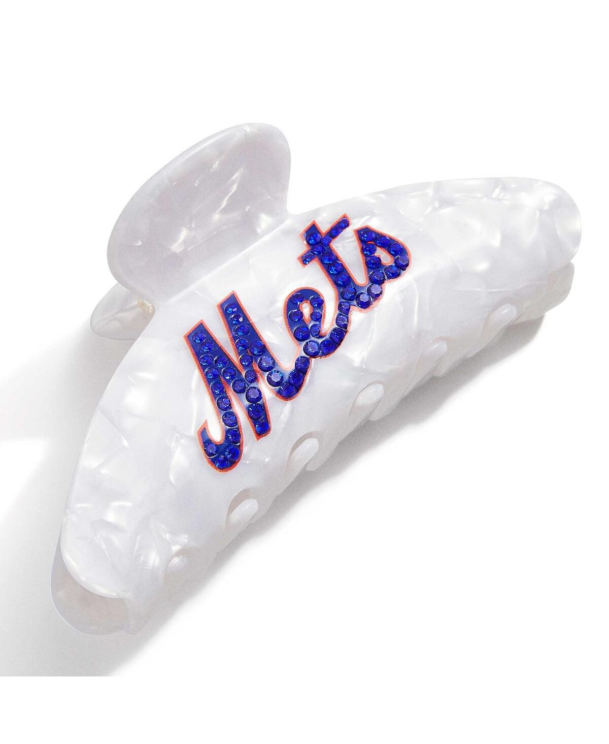 Women's Baublebar New York Mets Claw Hair Clip - White