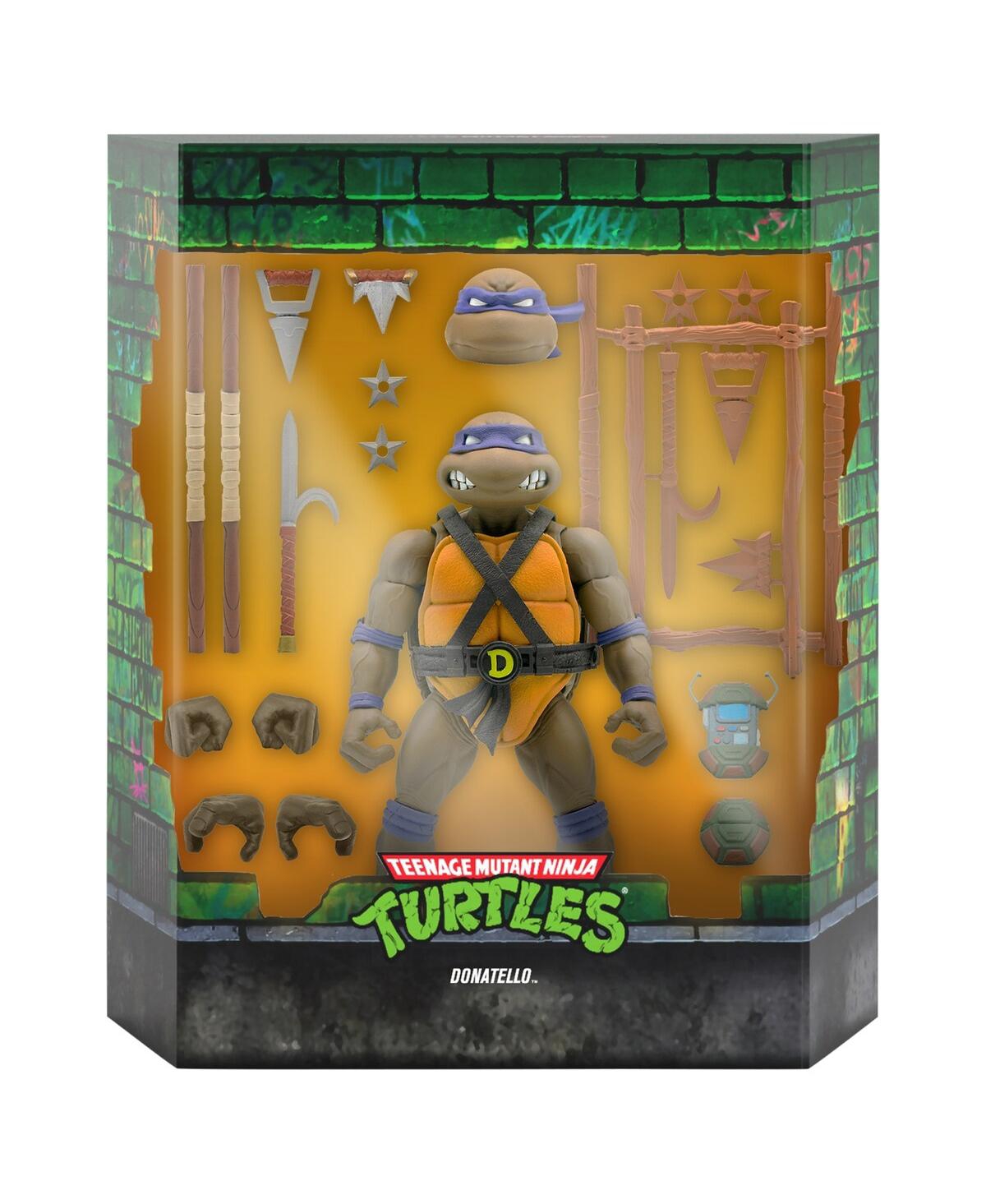 Super 7 Donatello Teenage Mutant Ninja Turtles Ultimates! Figure In Animal Print