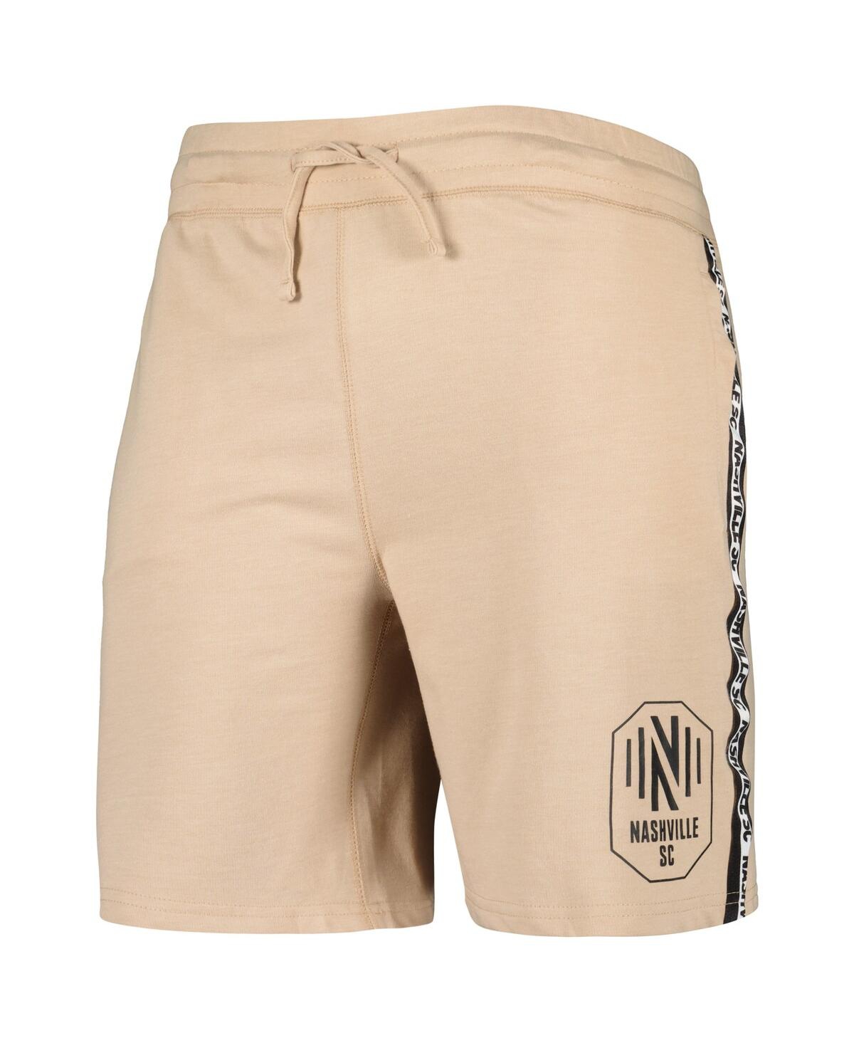 Men's Concepts SportNashville Sc Team Stripe Shorts - Tan
