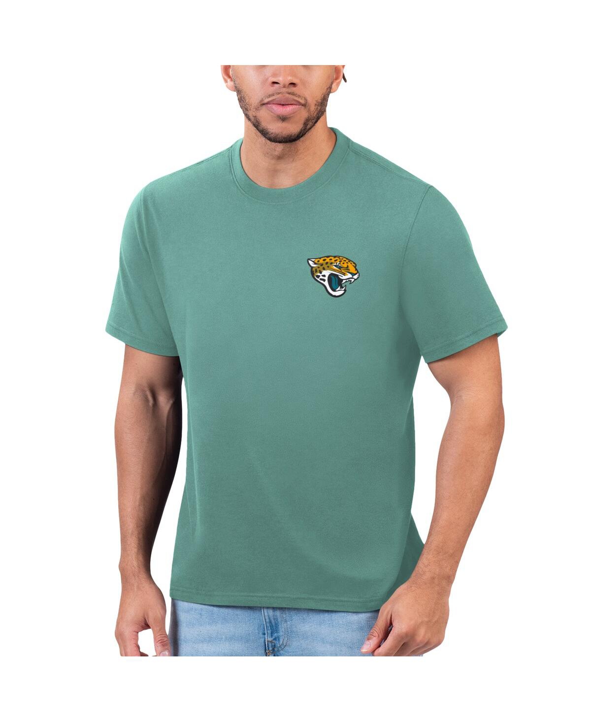 Shop Margaritaville Men's  Mint Jacksonville Jaguars T-shirt