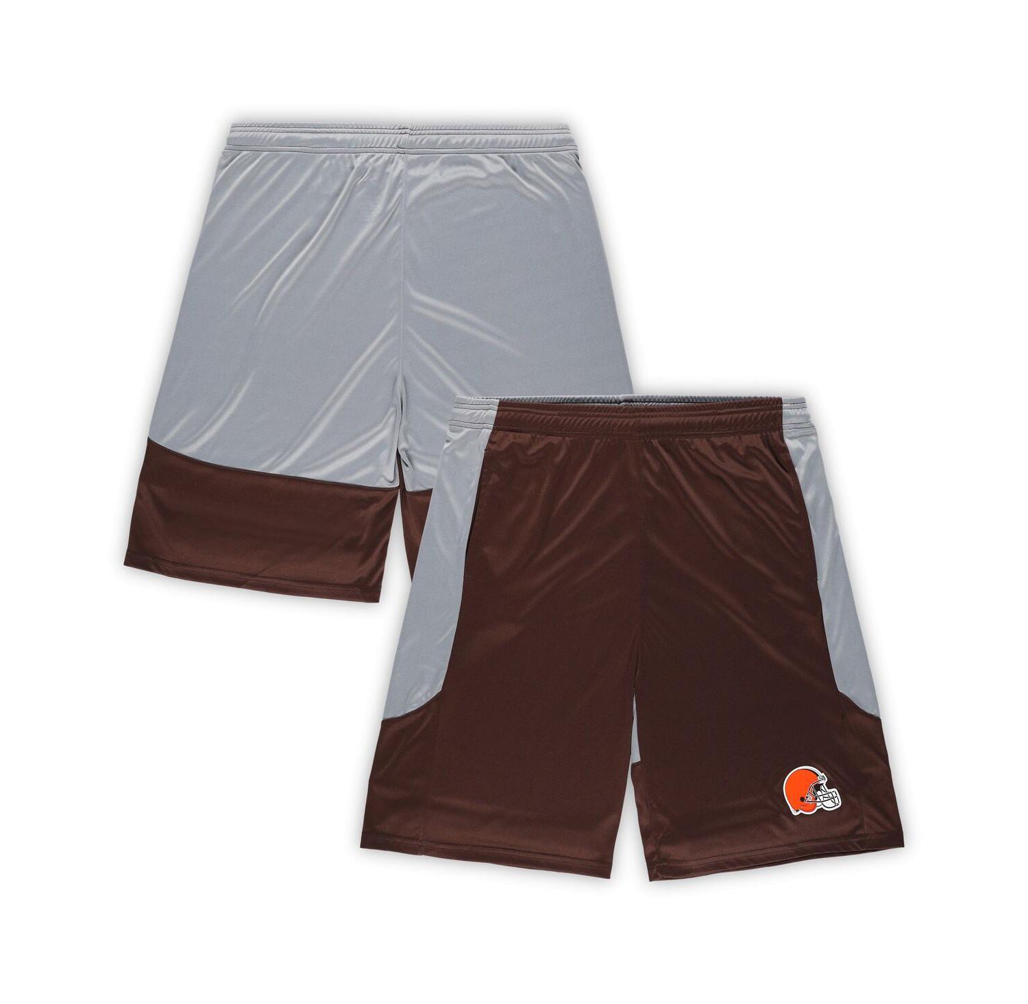 Men's Brown Cleveland Browns Big and Tall Team Logo Shorts