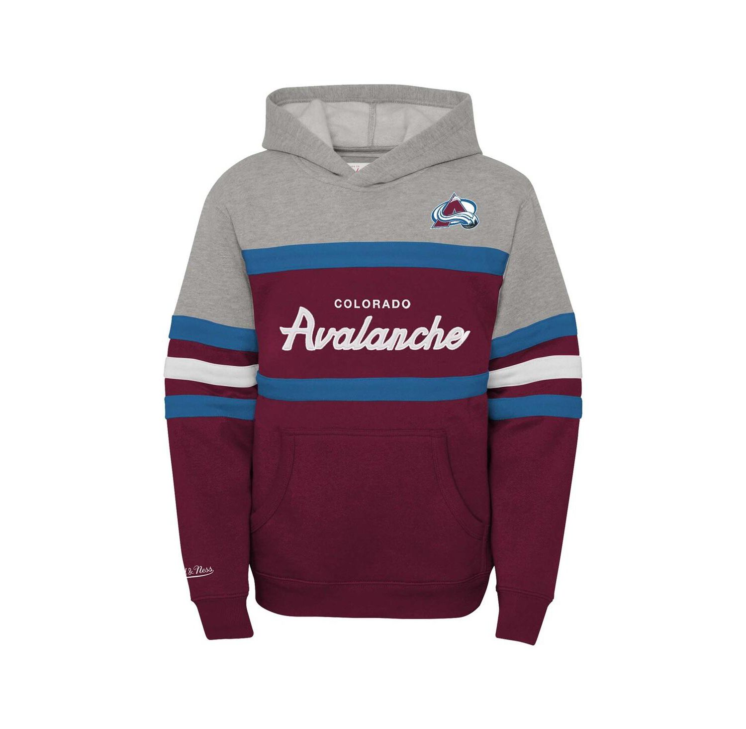 Big Boys Colorado Avalanche Head Coach Pullover Hoodie