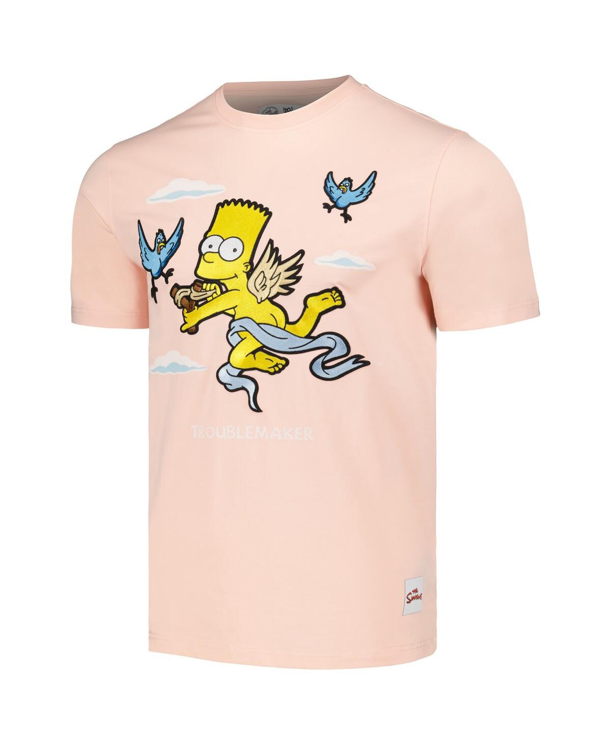 Shop Freeze Max Men's  Pink The Simpsons T-shirt
