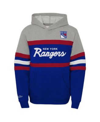 Big Boys New York Rangers Head Coach Pullover Hoodie