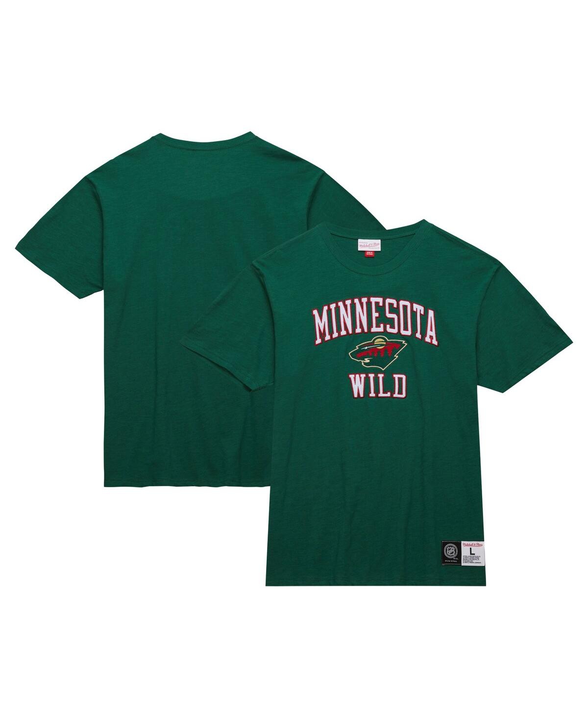 Mitchell & Ness Men's  Green Minnesota Wild Legendary Slub T-shirt