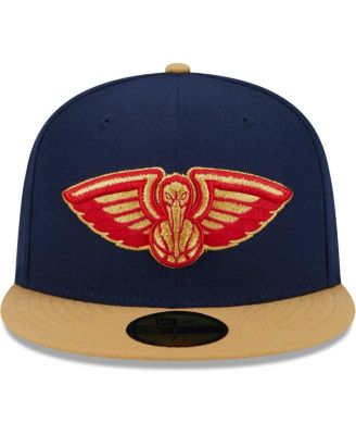 Men's Navy, Gold New Orleans Pelicans Gameday Gold Pop Stars 59FIFTY Fitted Hat