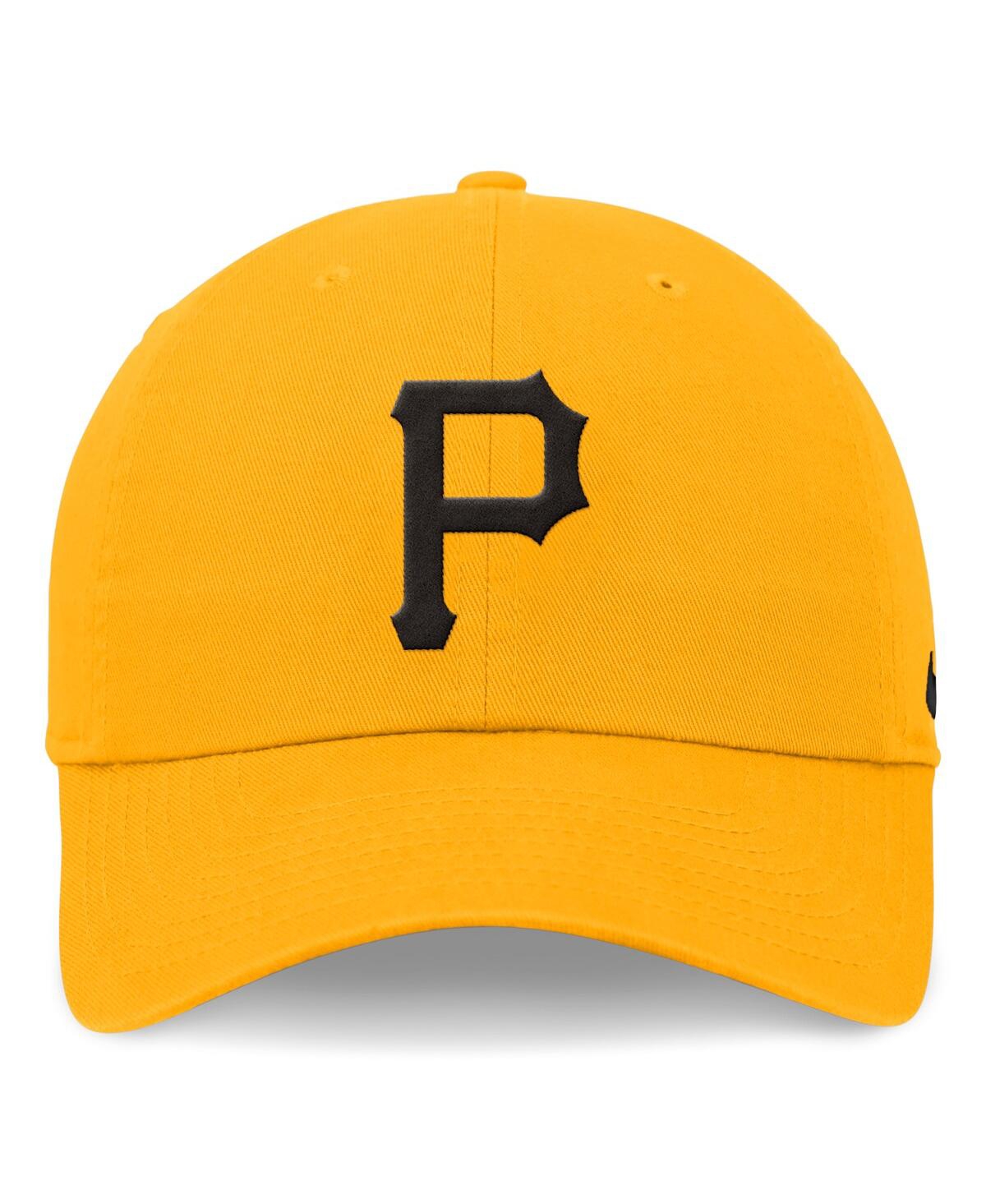 Nike Men's Black Pittsburgh Pirates Evergreen Club Adjustable Hat In Black