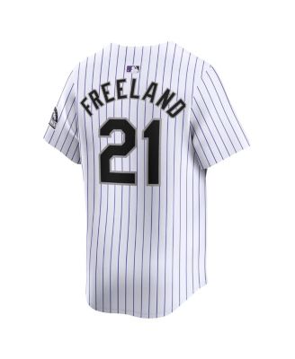 Men's Kyle Freeland White Colorado Rockies Home Limited Player Jersey