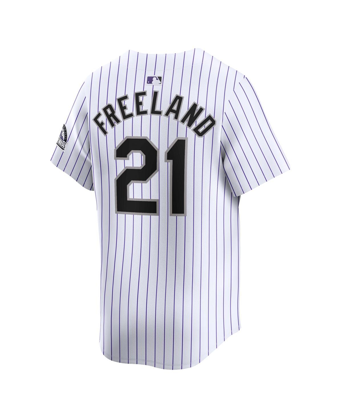 Men's Nike Kyle FreelandColorado Rockies Home Limited Player Jersey - White