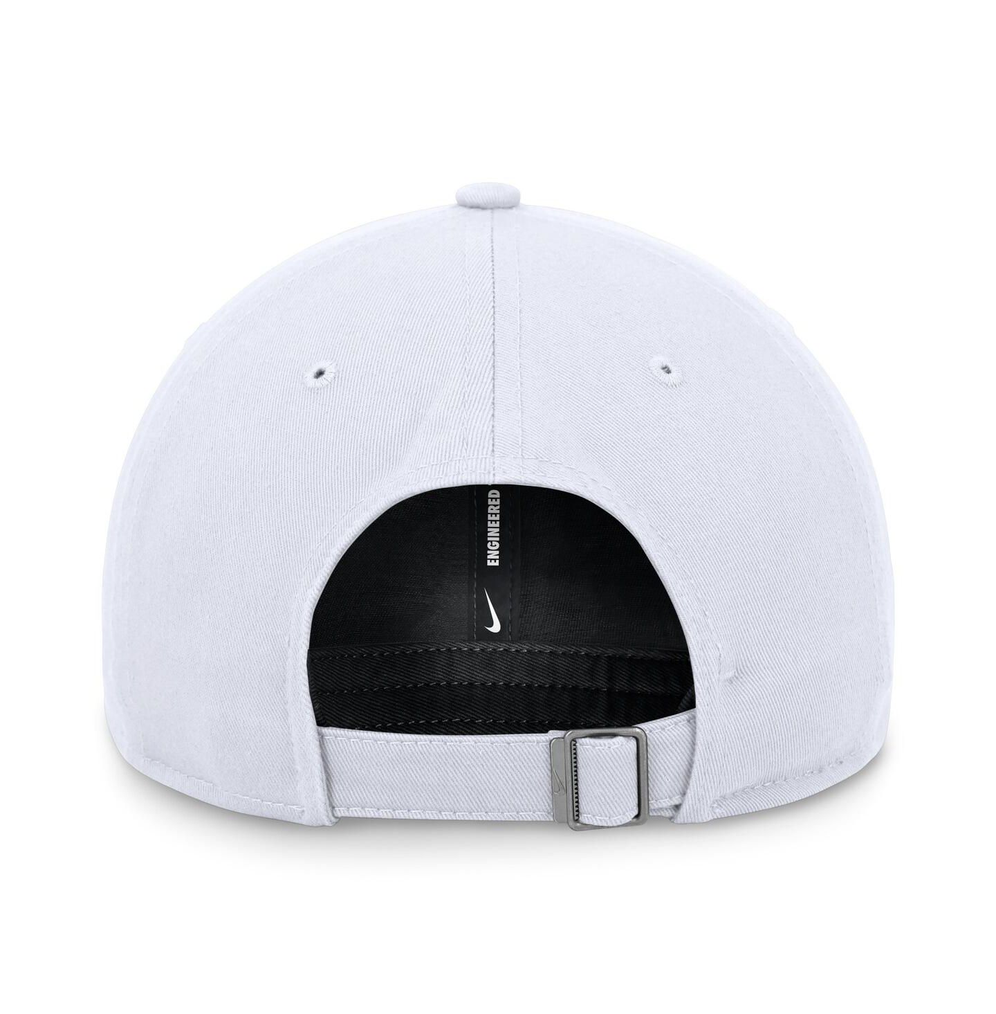 Мужская кепка Nike White Los Angeles Dodgers Evergreen Club Adjustable Hat — фото 3