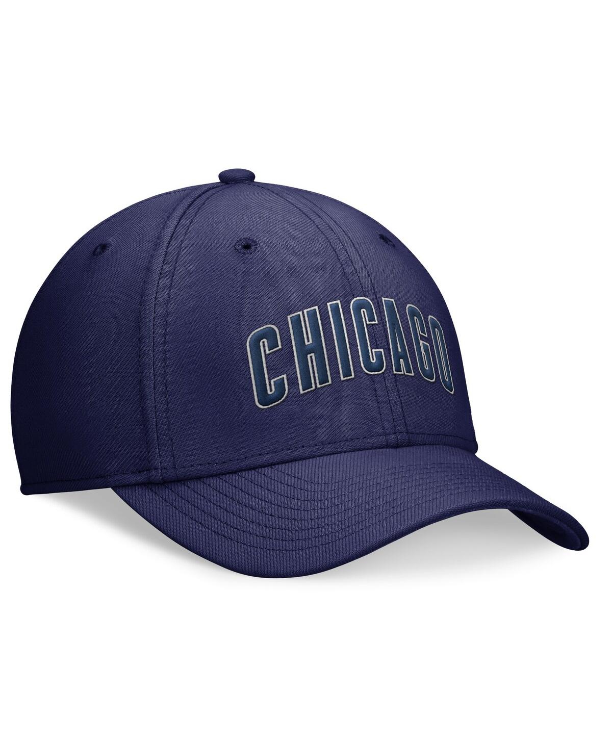 Nike Men's Chicago Cubs Evergreen Performance Flex Hat In Gym Red