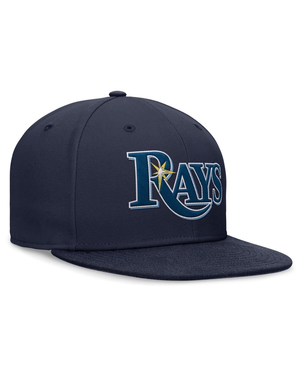 Nike Men's  Navy Tampa Bay Rays Evergreen Performance Fitted Hat In Navy