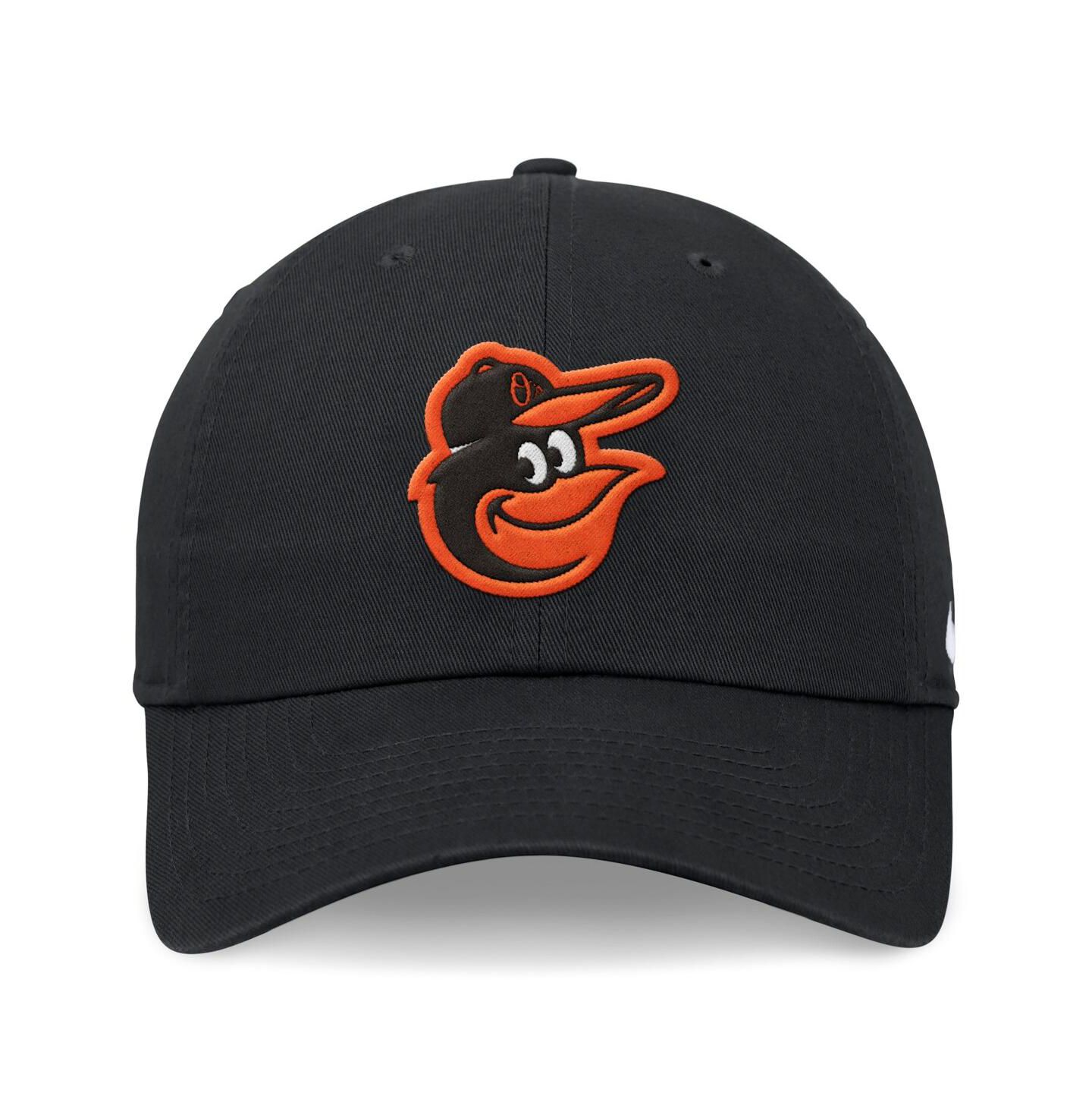 Мужская кепка Nike Black Baltimore Orioles Evergreen Club Adjustable Hat — фото 3