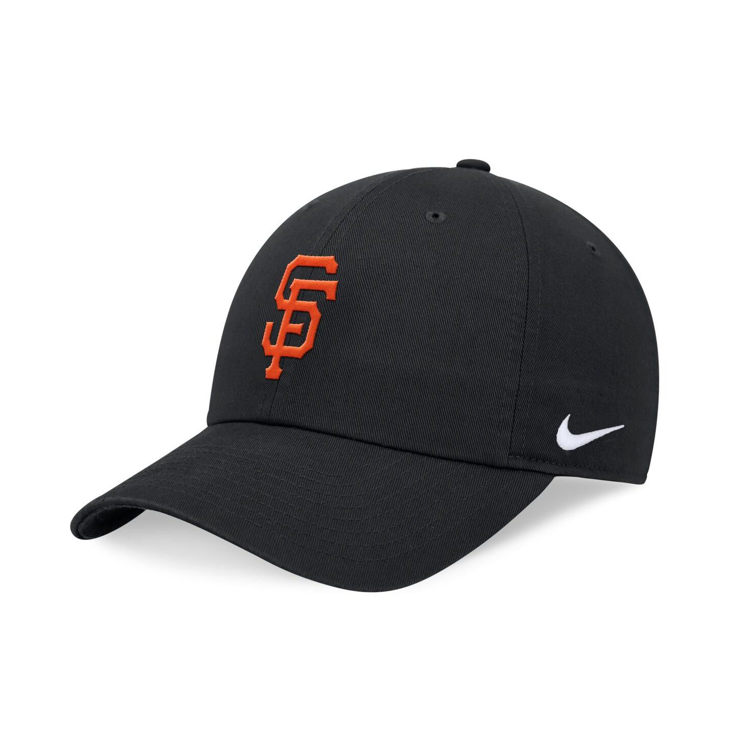 Мужская кепка Nike Black San Francisco Giants Evergreen Club Adjustable Hat — фото 1