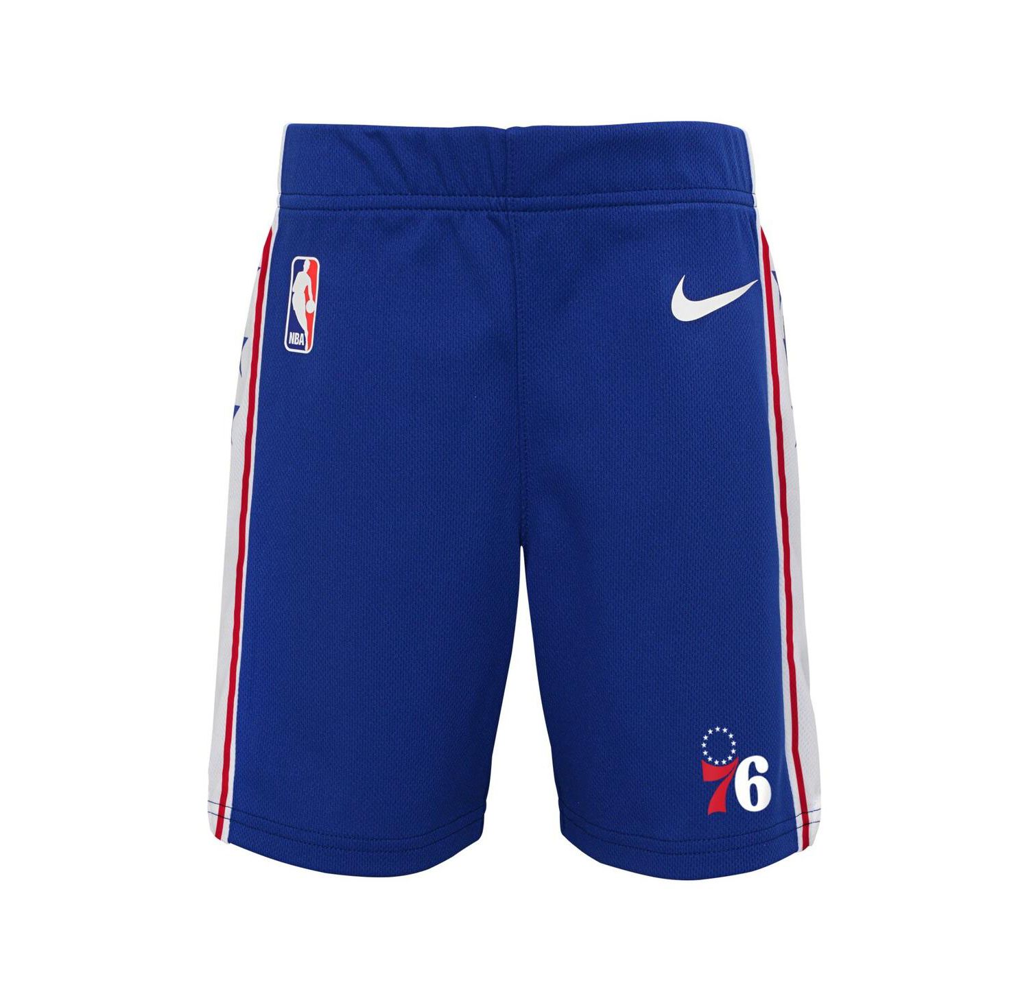 Little Boys and Girls Royal Philadelphia 76ers Icon Replica Shorts
