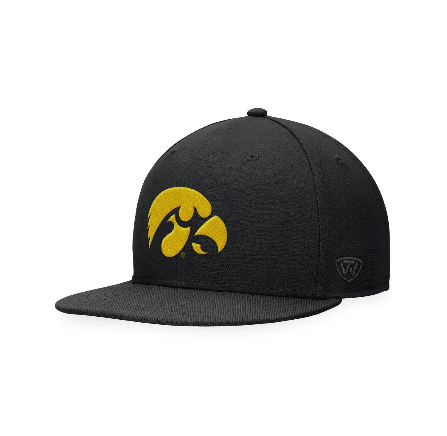 Men's Black Iowa Hawkeyes Fitted Hat