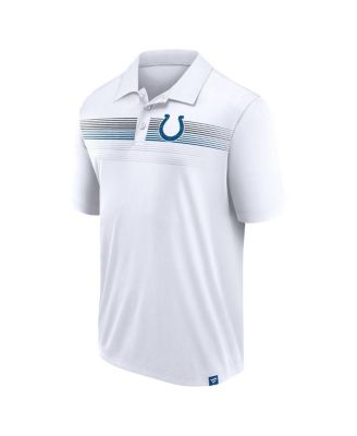 Men's White Indianapolis Colts Victory For Us Interlock Polo Shirt