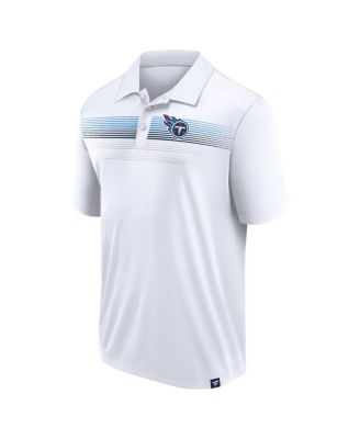 Men's White Tennessee Titans Victory For Us Interlock Polo Shirt