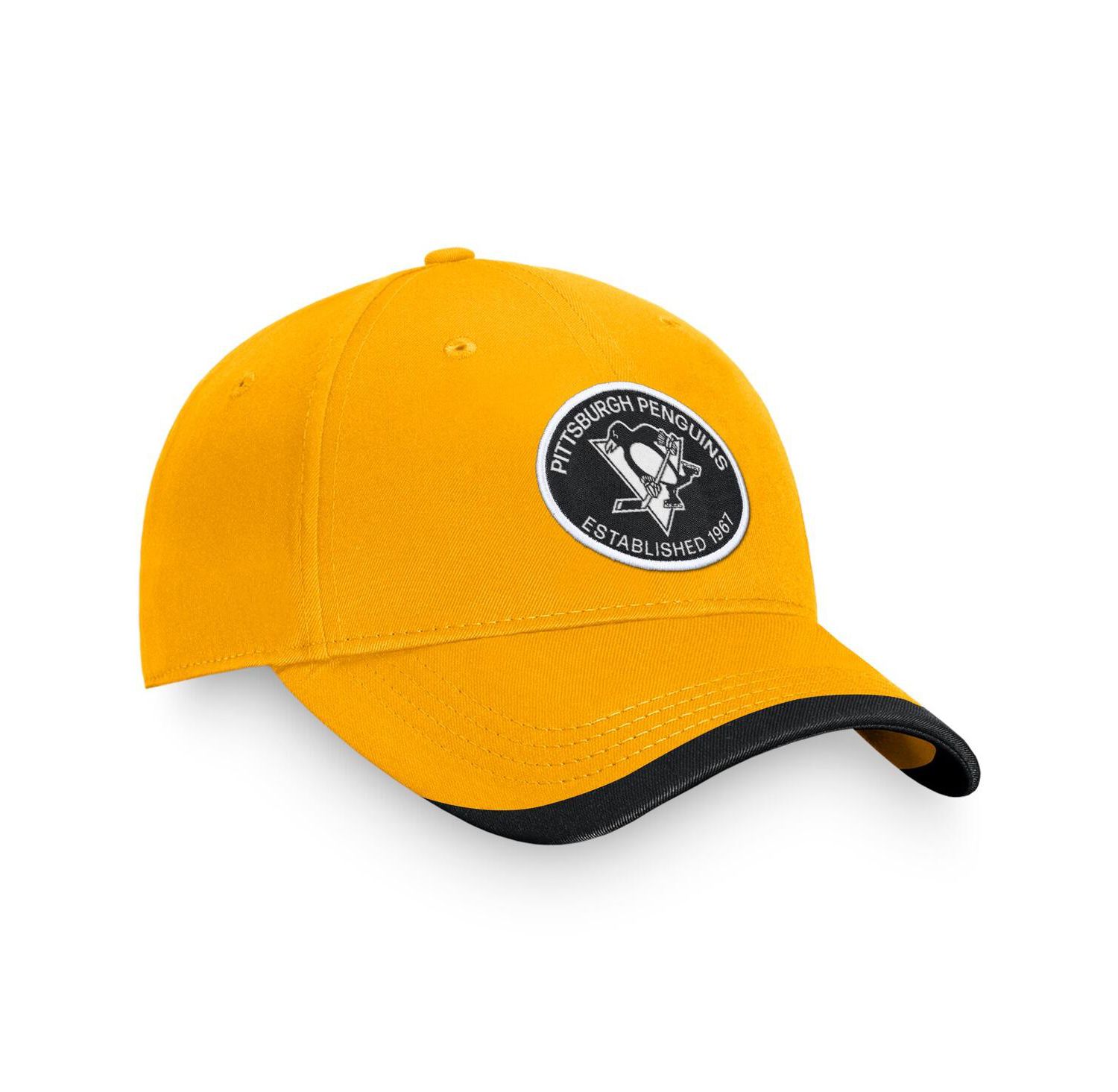 Men's Gold Pittsburgh Penguins Fundamental Adjustable Hat