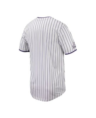 Men's TCU Horned Frogs Pinstripe Replica Baseball Jersey